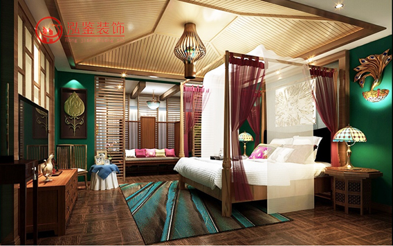 經(jīng)開區(qū)情侶酒店裝修案例 快捷賓館裝修