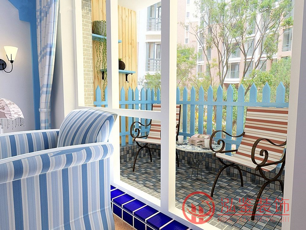 地中海風(fēng)格陽臺(tái)設(shè)計(jì)