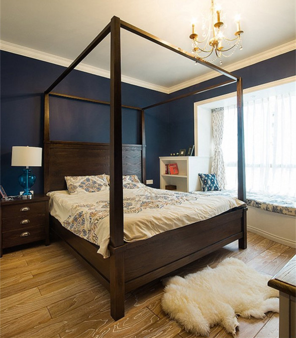 美式家具裝修搭配技巧-美式鄉(xiāng)村風格三居裝修效果圖