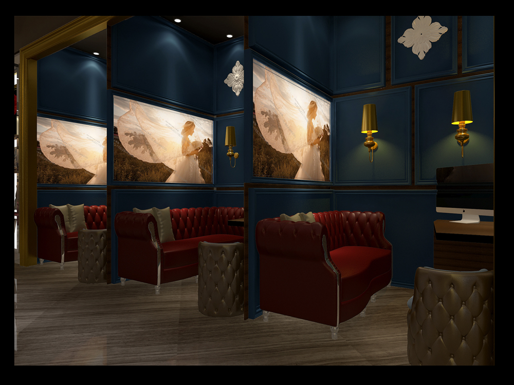 影樓裝修設(shè)計(jì)-黑 白 灰 婚紗影樓設(shè)計(jì)