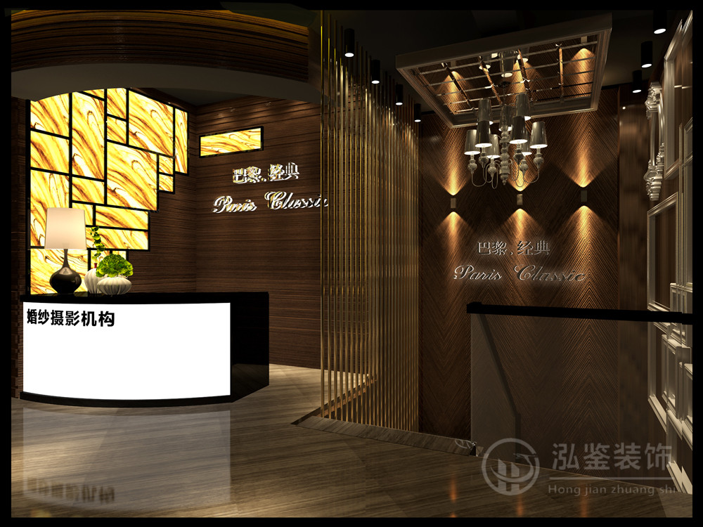 影樓裝修設(shè)計(jì)-黑 白 灰 婚紗影樓設(shè)計(jì)