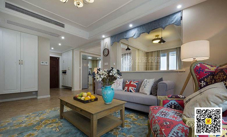 三室兩廳美式混搭