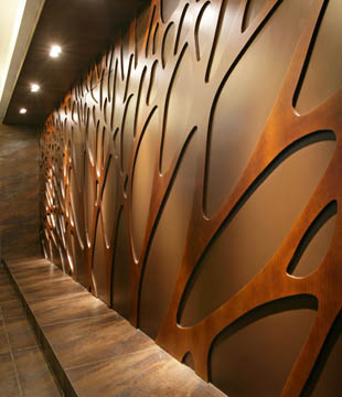 現(xiàn)代中式辦公室過道裝修設(shè)計(jì)