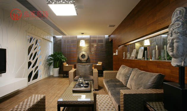 現(xiàn)代中式辦公室裝修設(shè)計(jì)