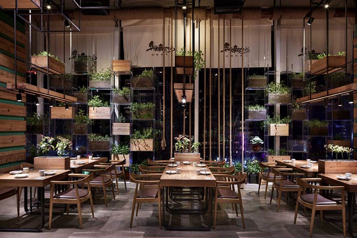 合肥店面裝修-原生態(tài)特色餐廳裝修設(shè)計(jì)案例賞析