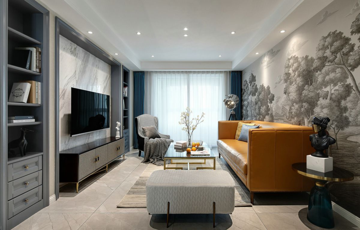 客廳無主燈裝修設(shè)計(jì)案例